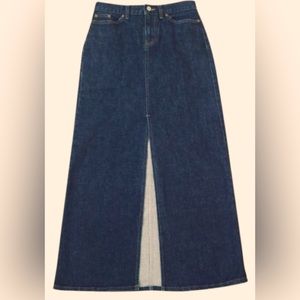 Gap Vintage Maxi Denim Skirt size 10